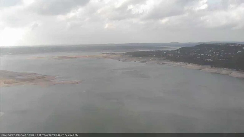 Lake Travis webcam, October 25, 2023 4:45 PM CT