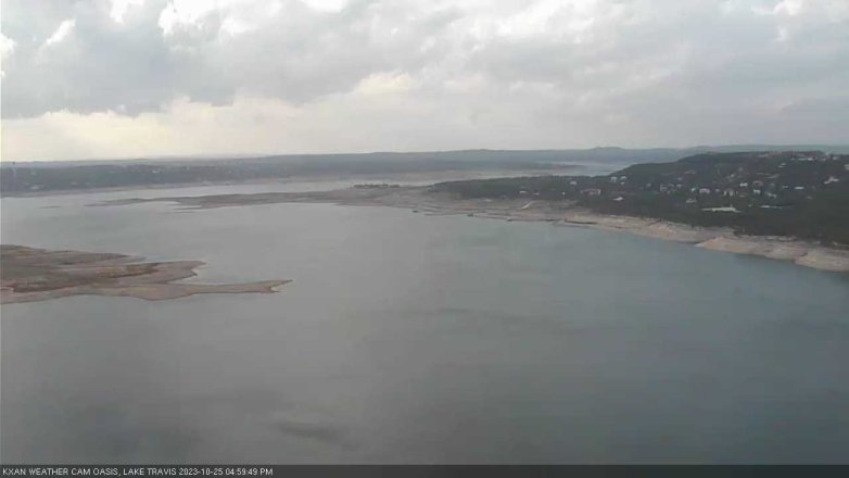 Lake Travis webcam, October 25, 2023 5:00 PM CT