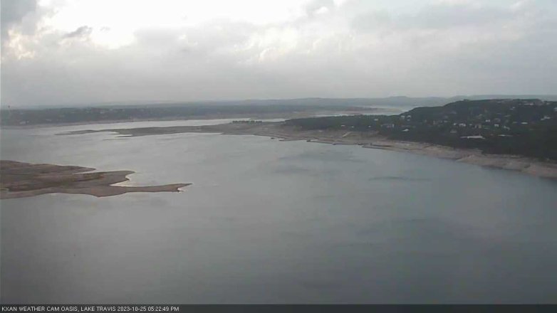 Lake Travis webcam, October 25, 2023 5:25 PM CT