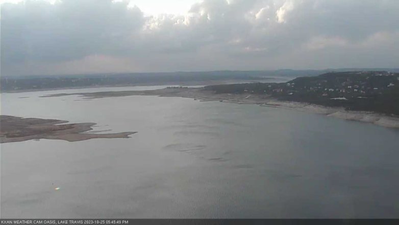 Lake Travis webcam, October 25, 2023 5:45 PM CT