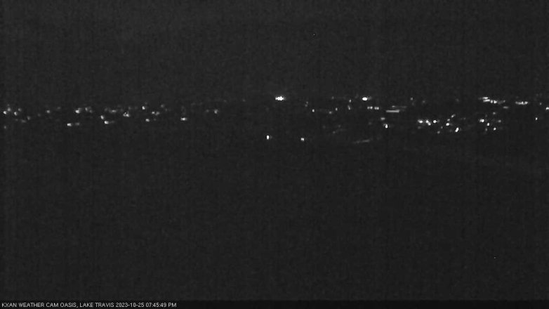 Lake Travis webcam, October 25, 2023 7:45 PM CT