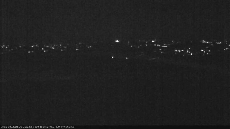 Lake Travis webcam, October 25, 2023 8:00 PM CT