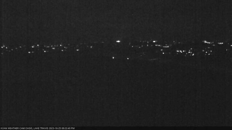 Lake Travis webcam, October 25, 2023 8:25 PM CT