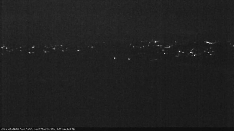 Lake Travis webcam, October 25, 2023 10:45 PM CT