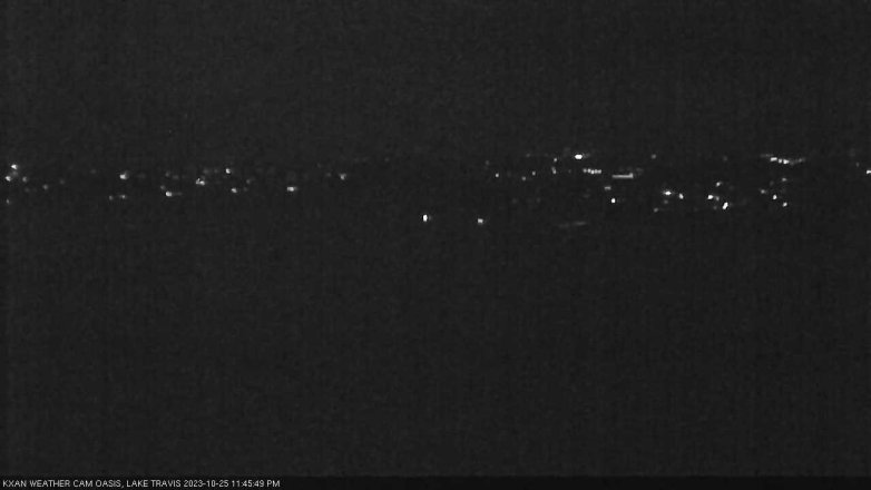 Lake Travis webcam, October 25, 2023 11:45 PM CT