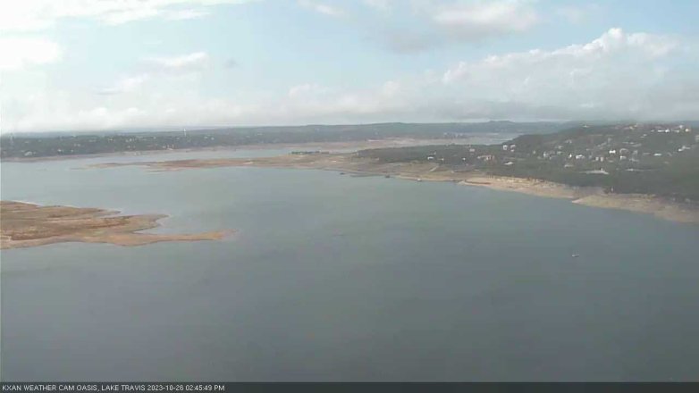 Lake Travis webcam, October 26, 2023 2:45 PM CT