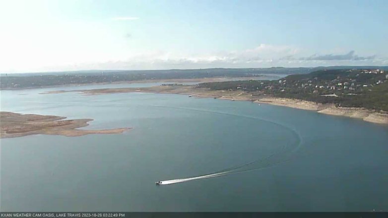 Lake Travis webcam, October 26, 2023 3:25 PM CT