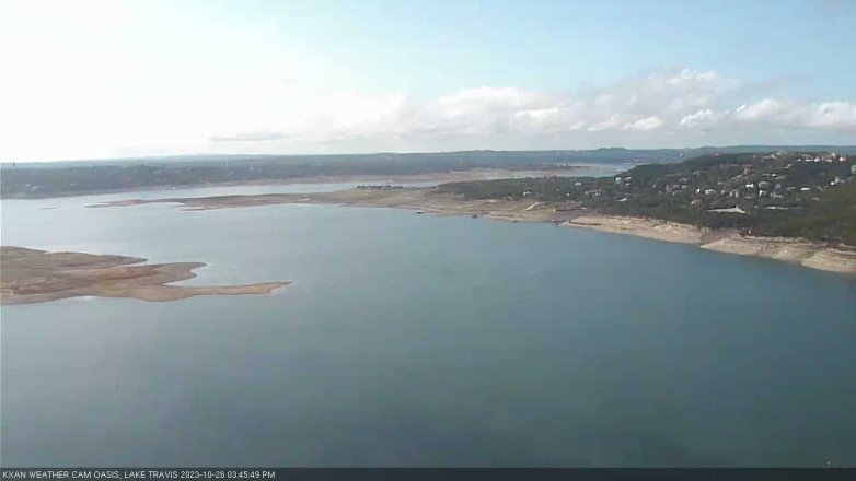 Lake Travis webcam, October 26, 2023 3:45 PM CT