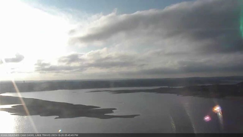 Lake Travis webcam, October 26, 2023 5:45 PM CT