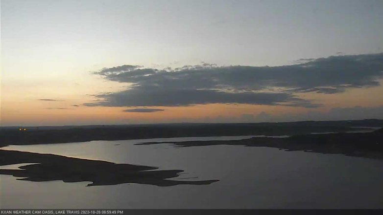 Lake Travis webcam, October 26, 2023 7:00 PM CT