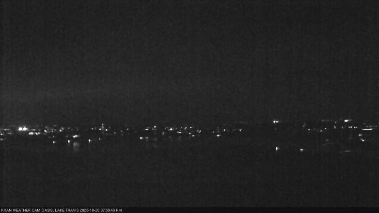 Lake Travis webcam, October 26, 2023 8:00 PM CT