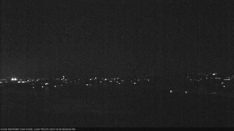 Lake Travis webcam, October 26, 2023 8:45 PM CT