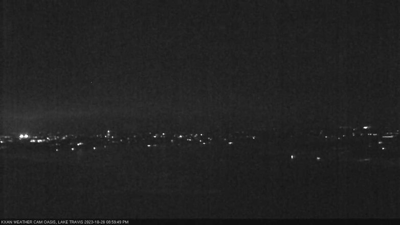 Lake Travis webcam, October 26, 2023 9:00 PM CT