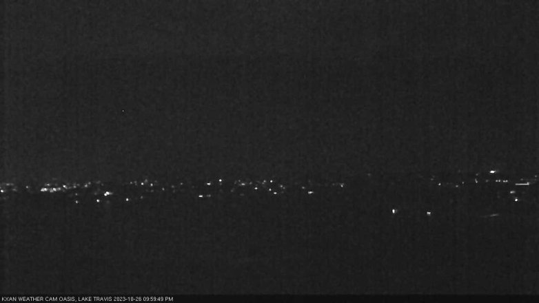Lake Travis webcam, October 26, 2023 10:00 PM CT