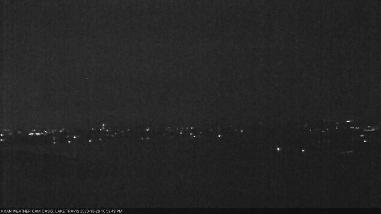 Lake Travis webcam, October 26, 2023 11:00 PM CT