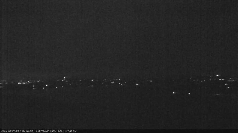 Lake Travis webcam, October 26, 2023 11:25 PM CT