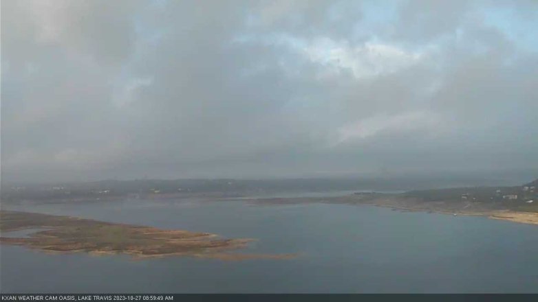 Lake Travis webcam, October 27, 2023 9:00 AM CT