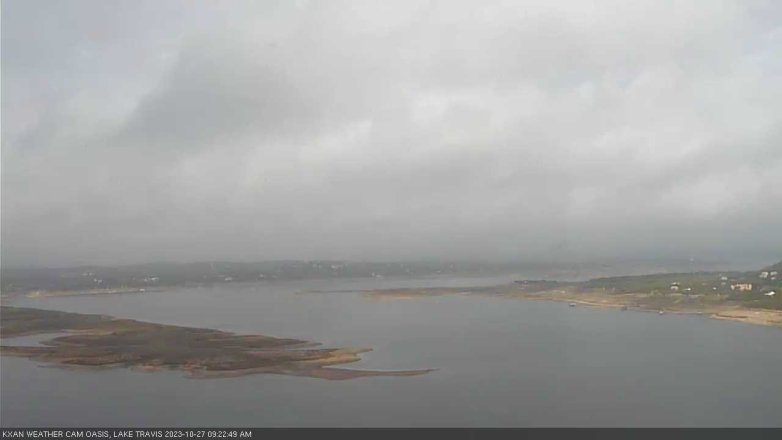 Lake Travis webcam, October 27, 2023 9:25 AM CT