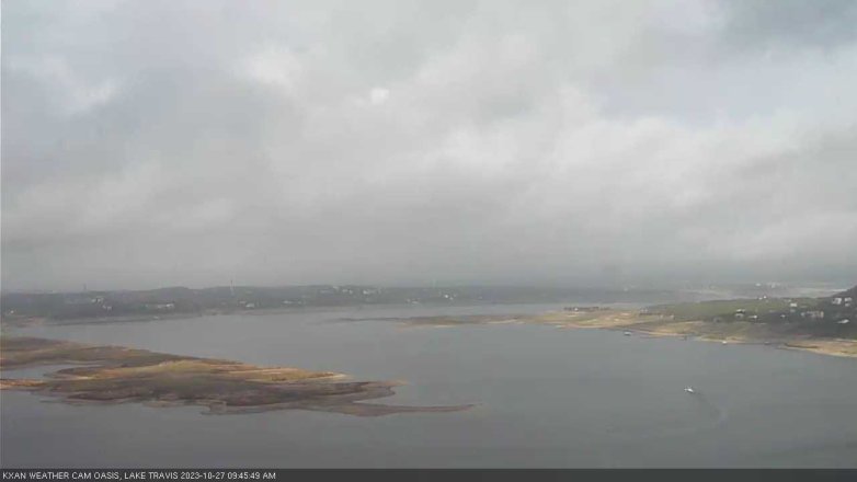 Lake Travis webcam, October 27, 2023 9:45 AM CT