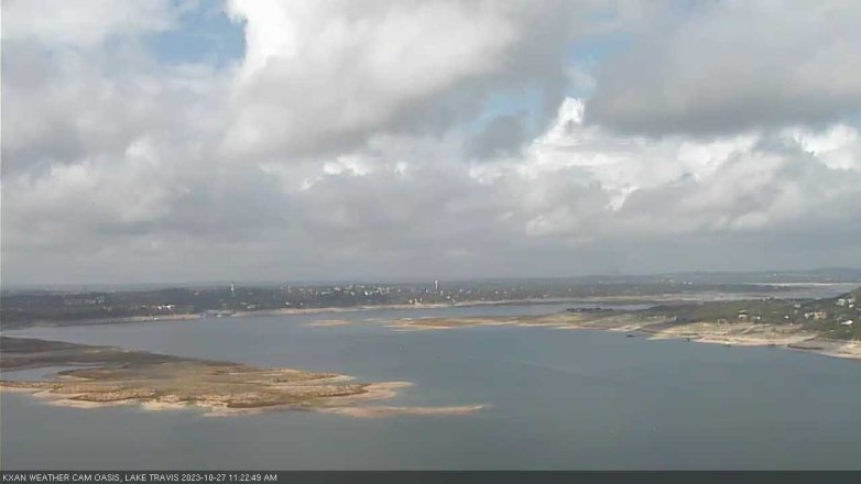 Lake Travis webcam, October 27, 2023 11:25 AM CT