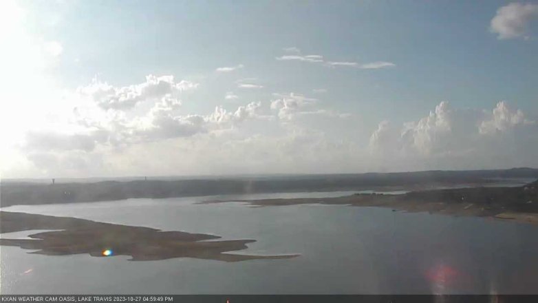 Lake Travis webcam, October 27, 2023 5:00 PM CT