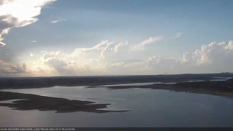 Lake Travis webcam, October 27, 2023 5:25 PM CT