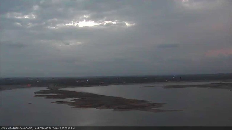 Lake Travis webcam, October 27, 2023 7:00 PM CT
