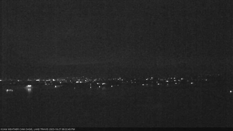 Lake Travis webcam, October 27, 2023 8:25 PM CT