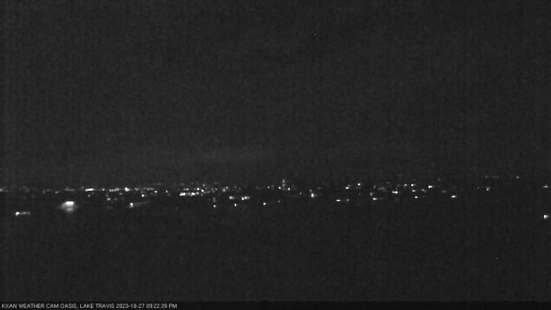 Lake Travis webcam, October 27, 2023 9:25 PM CT