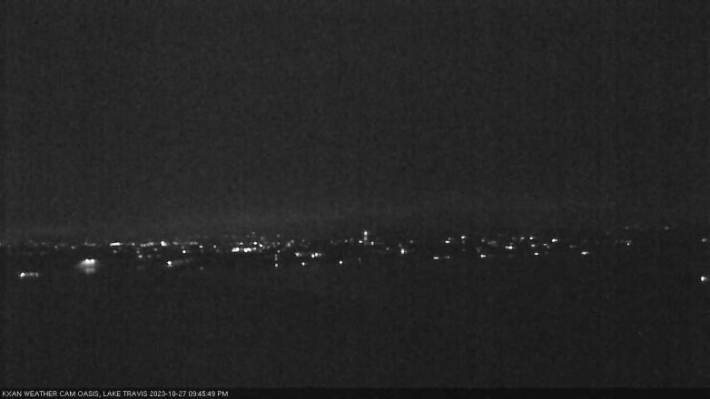 Lake Travis webcam, October 27, 2023 9:45 PM CT