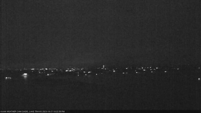 Lake Travis webcam, October 27, 2023 10:25 PM CT