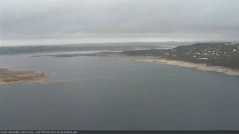 Lake Travis webcam, October 28, 2023 9:45 AM CT