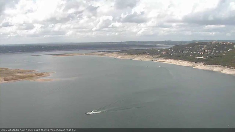 Lake Travis webcam, October 28, 2023 2:25 PM CT