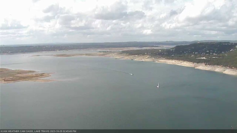 Lake Travis webcam, October 28, 2023 2:45 PM CT