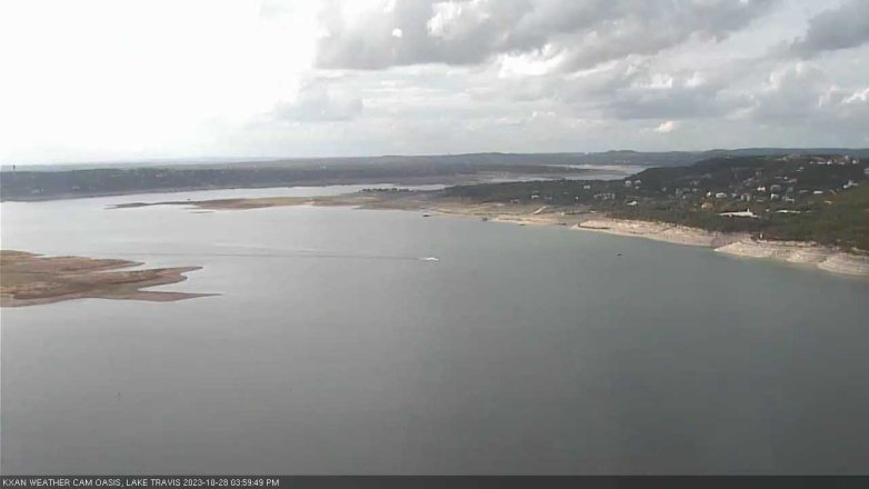 Lake Travis webcam, October 28, 2023 4:00 PM CT