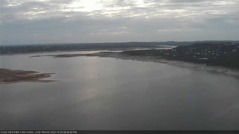 Lake Travis webcam, October 28, 2023 5:45 PM CT