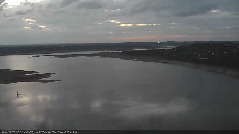 Lake Travis webcam, October 28, 2023 7:00 PM CT