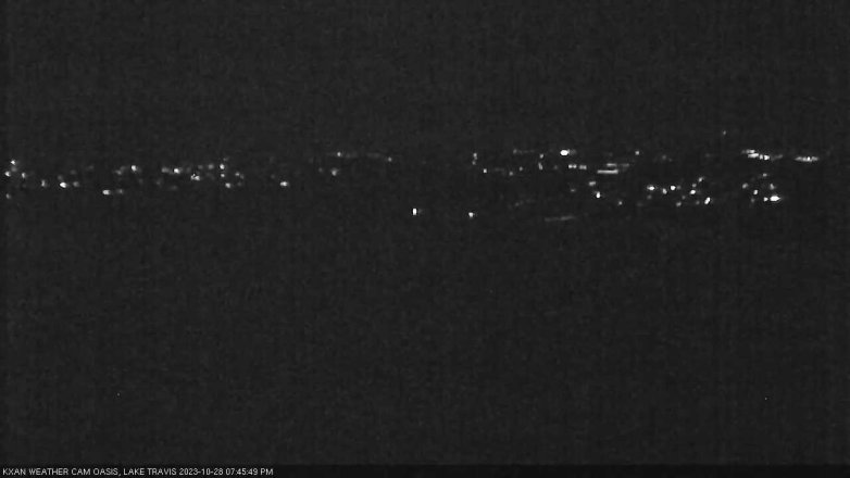 Lake Travis webcam, October 28, 2023 7:45 PM CT