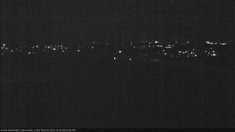 Lake Travis webcam, October 28, 2023 8:25 PM CT