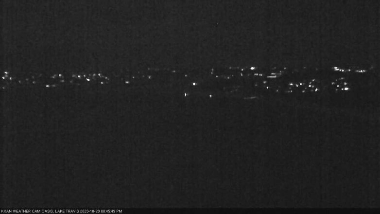 Lake Travis webcam, October 28, 2023 8:45 PM CT
