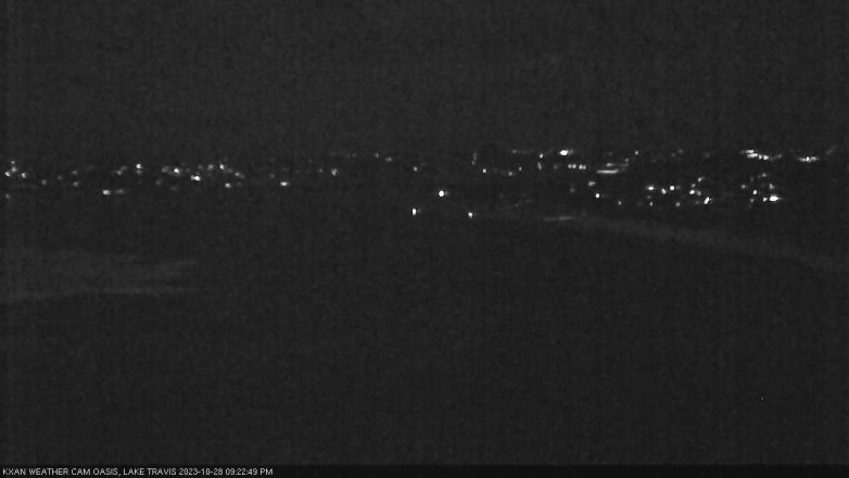 Lake Travis webcam, October 28, 2023 9:25 PM CT