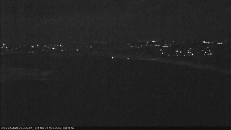 Lake Travis webcam, October 28, 2023 11:00 PM CT