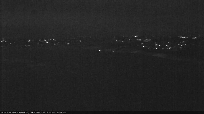Lake Travis webcam, October 28, 2023 11:45 PM CT