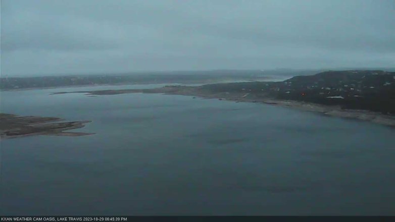 Lake Travis webcam, October 29, 2023 6:45 PM CT
