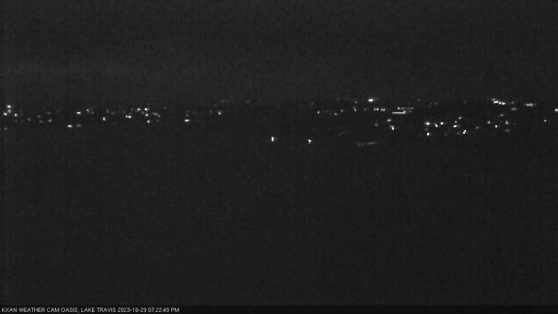 Lake Travis webcam, October 29, 2023 7:25 PM CT