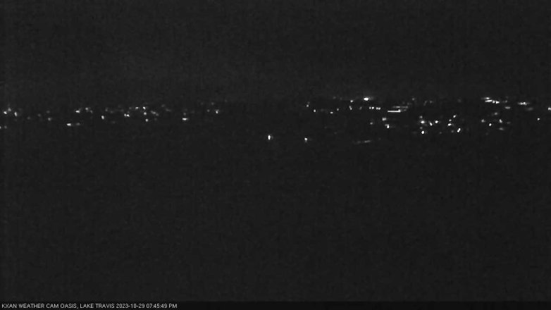 Lake Travis webcam, October 29, 2023 7:45 PM CT