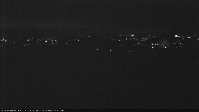 Lake Travis webcam, October 29, 2023 8:45 PM CT