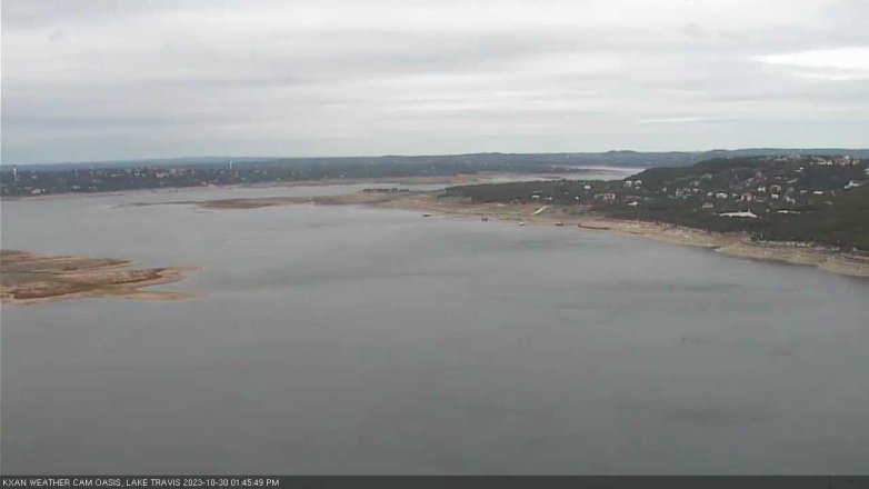 Lake Travis webcam, October 30, 2023 1:45 PM CT
