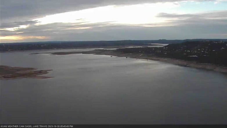 Lake Travis webcam, October 30, 2023 5:45 PM CT