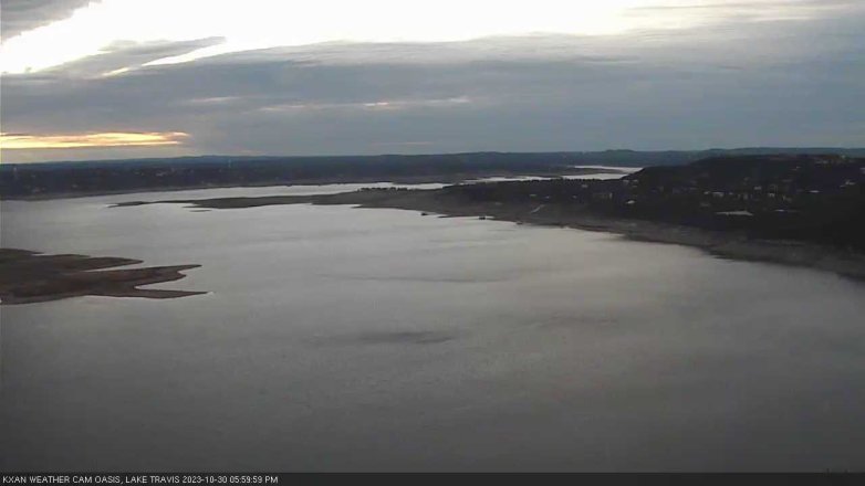 Lake Travis webcam, October 30, 2023 6:00 PM CT